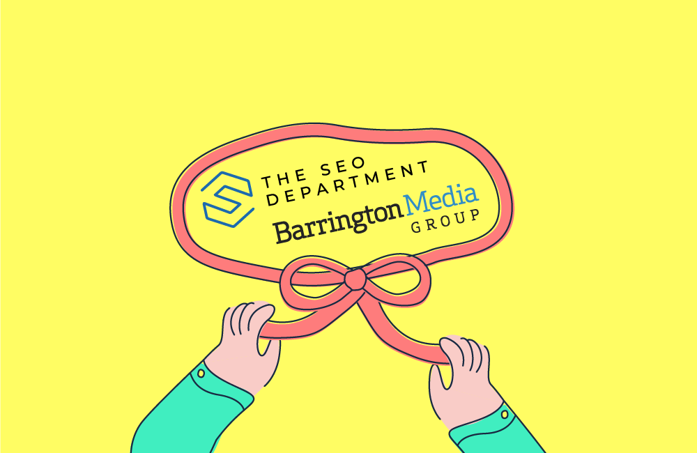 SEO agency, The SEO Department, Acquisition By Barrington Media Group. The transaction was facilitated by the M&A team at Merge.