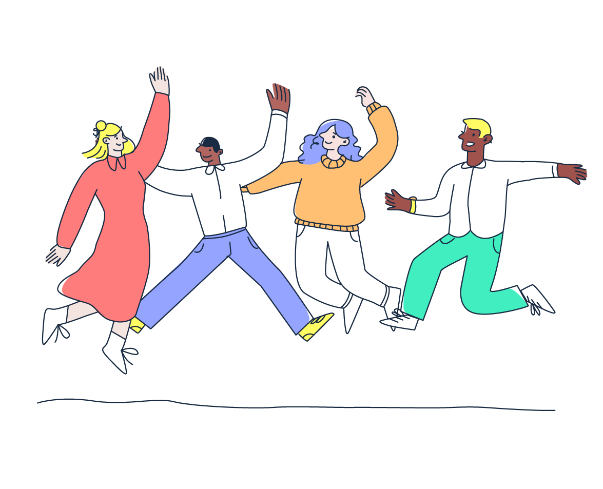 Merge group jumping together